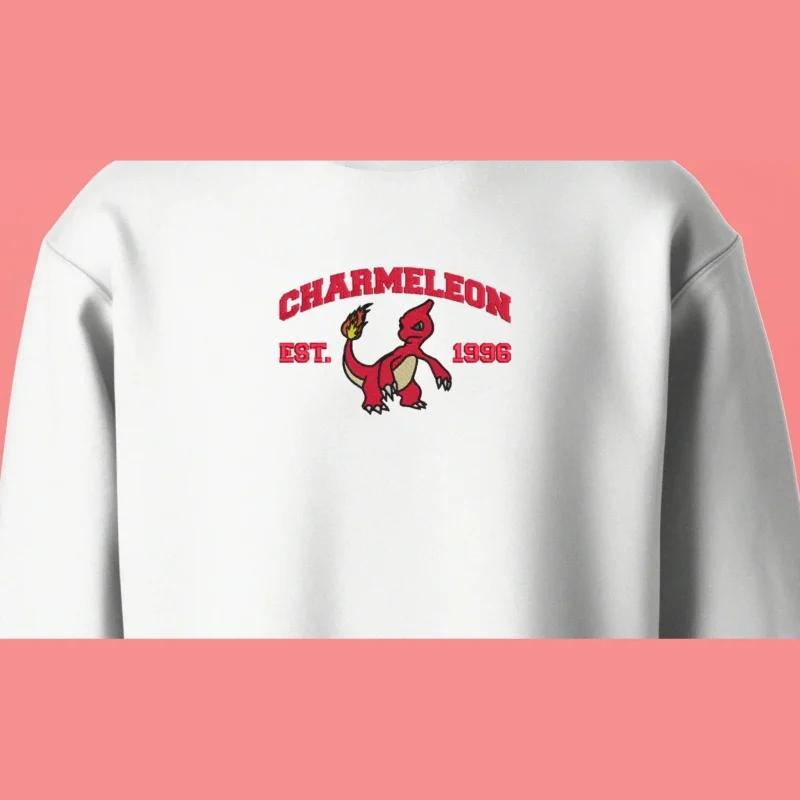 Charmeleon Fire Tail | Pokemon | Sweatshirt brodé