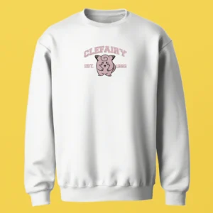 Clefairy Moon Charm | Pokemon | Sweatshirt brodé