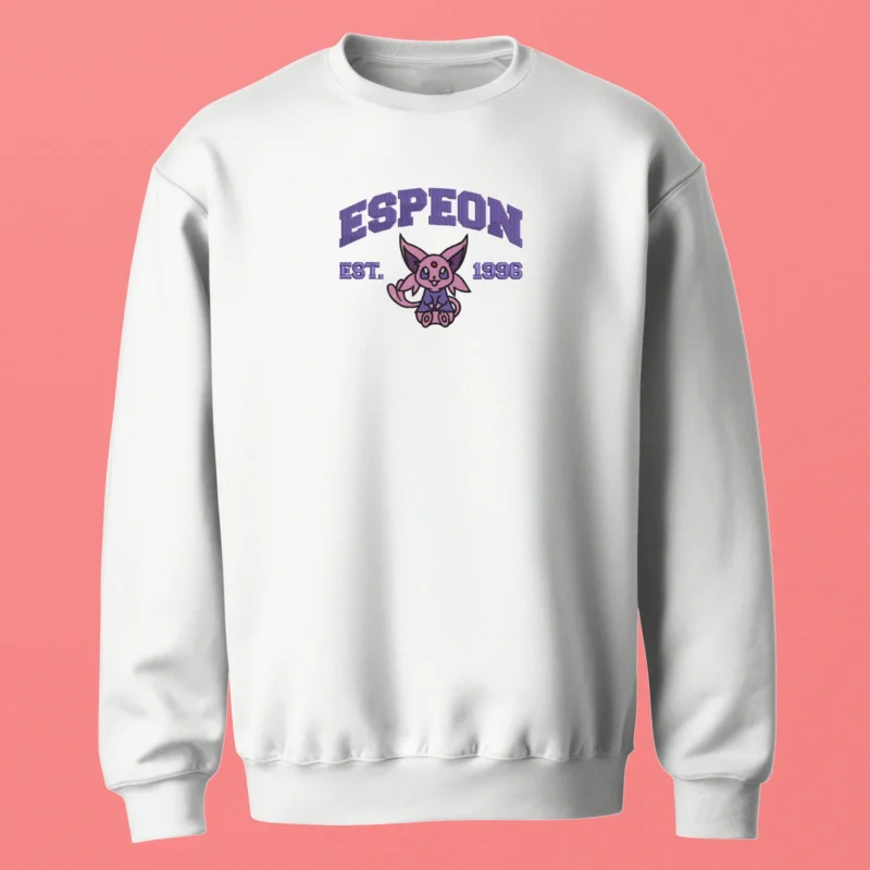 Espeon Psychic Charm | Pokemon | Sweatshirt brodé