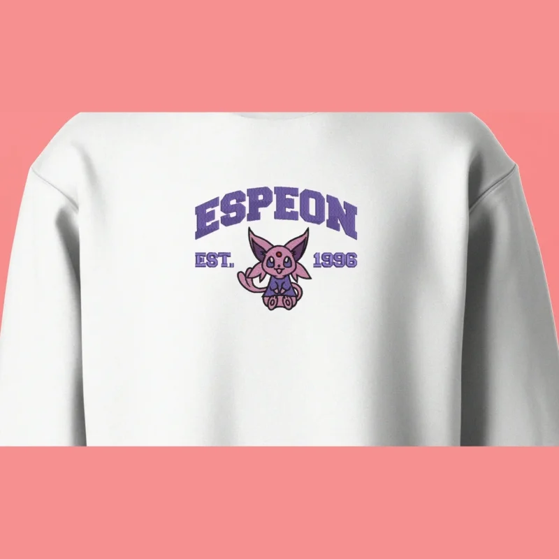 Espeon Psychic Charm | Pokemon | Sweatshirt brodé