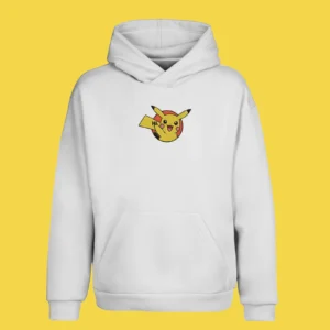 Pikachu Pokeball Smile | Pokemon | Sweat à capuche brodé