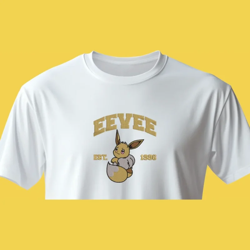Eevee Nesting Charm | Pokemon | T-shirt brodé