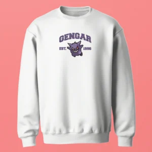 Gengar Shadow Smile | Pokemon | Sweatshirt brodé