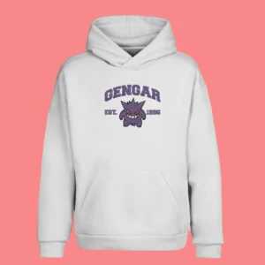Gengar Classic Grin | Pokemon | Sweat à capuche brodé