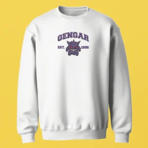 Gengar Classic Grin | Pokemon | Sweatshirt brodé