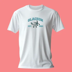 Glaceon Ice Elegance | Pokemon | T-shirt brodé