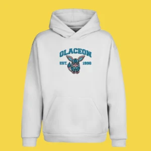 Glaceon Plush Frost | Pokemon | Sweat à capuche brodé