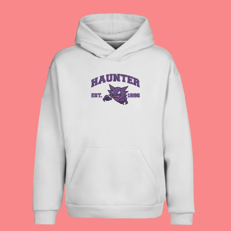 Haunter Ghost Claw | Pokemon | Sweat à capuche brodé