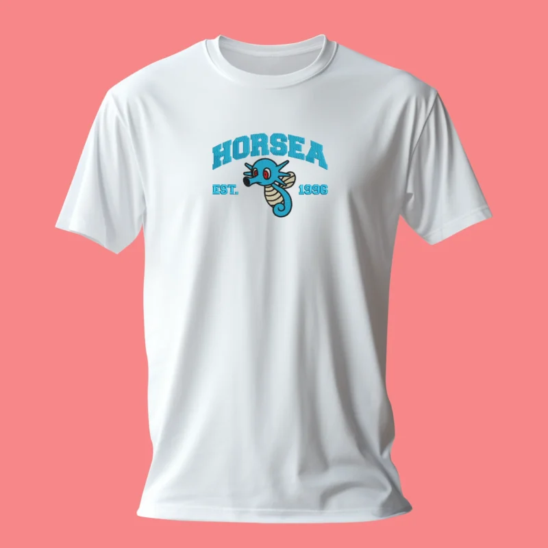 Horsea Bubble Spirit | Pokemon | T-shirt brodé