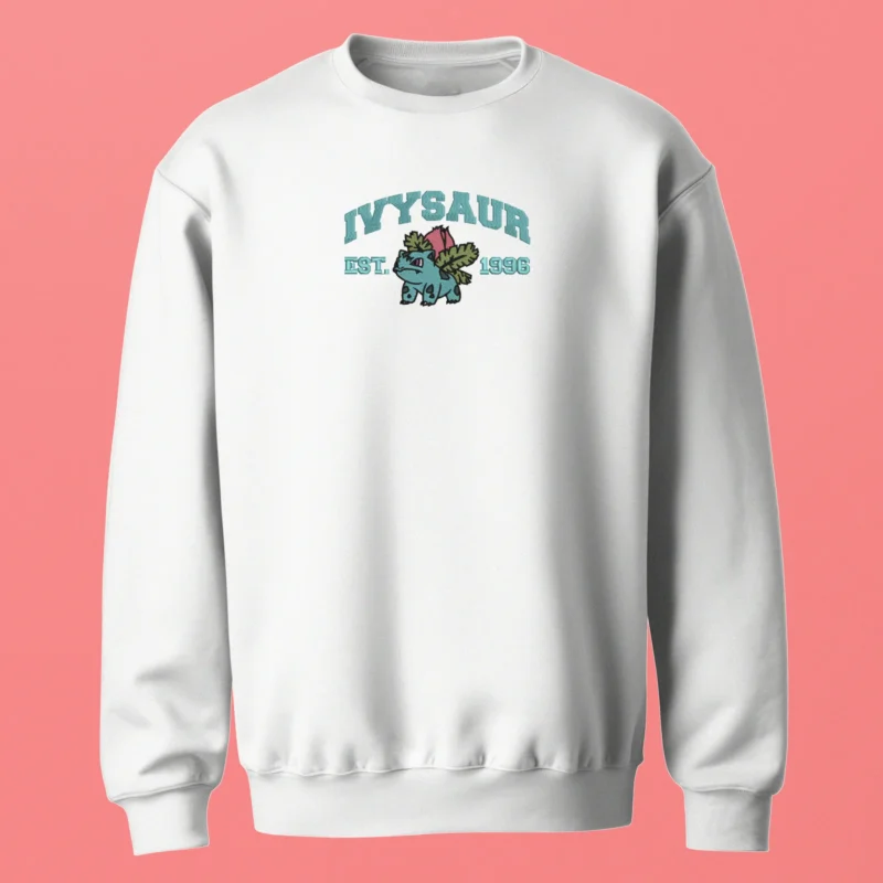 Ivysaur Leaf Growth | Pokemon | Sweatshirt brodé