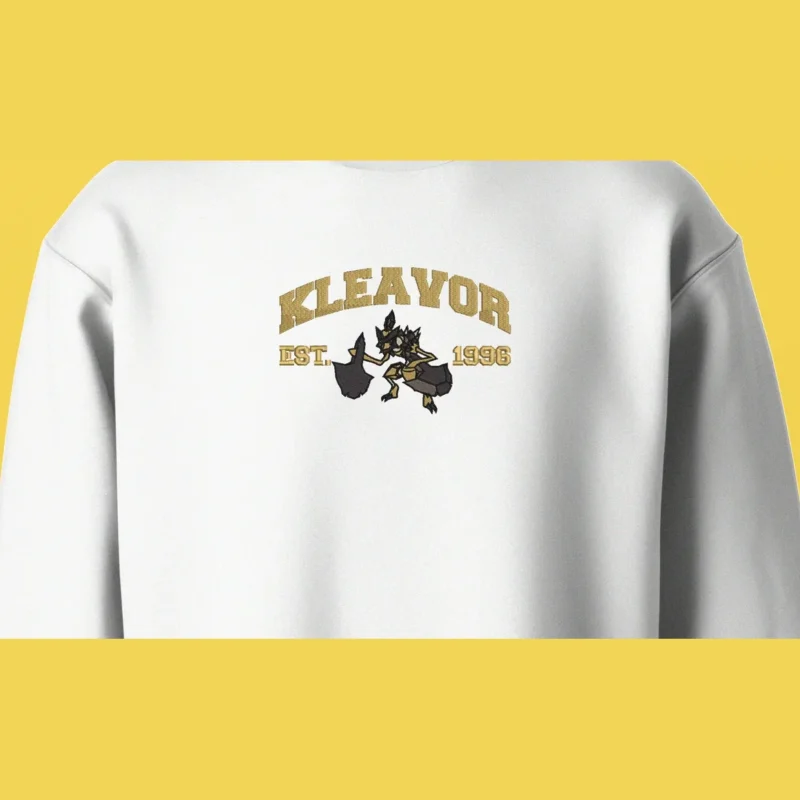 Kleavor Axe Strike | Pokemon | Sweatshirt brodé