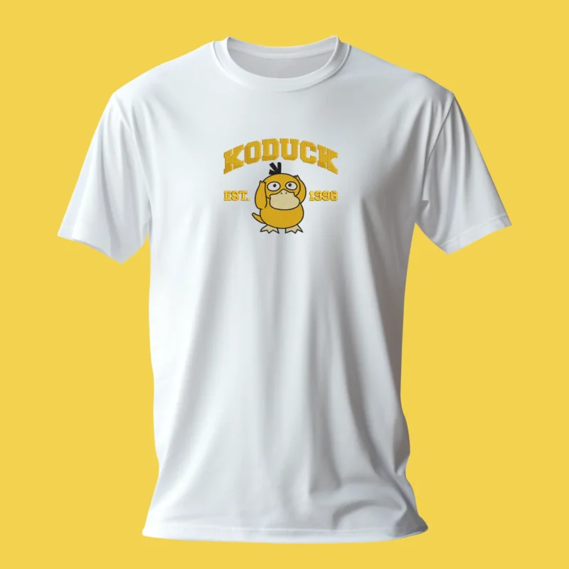 Psyduck Confused Charm | Pokemon | T-shirt brodé