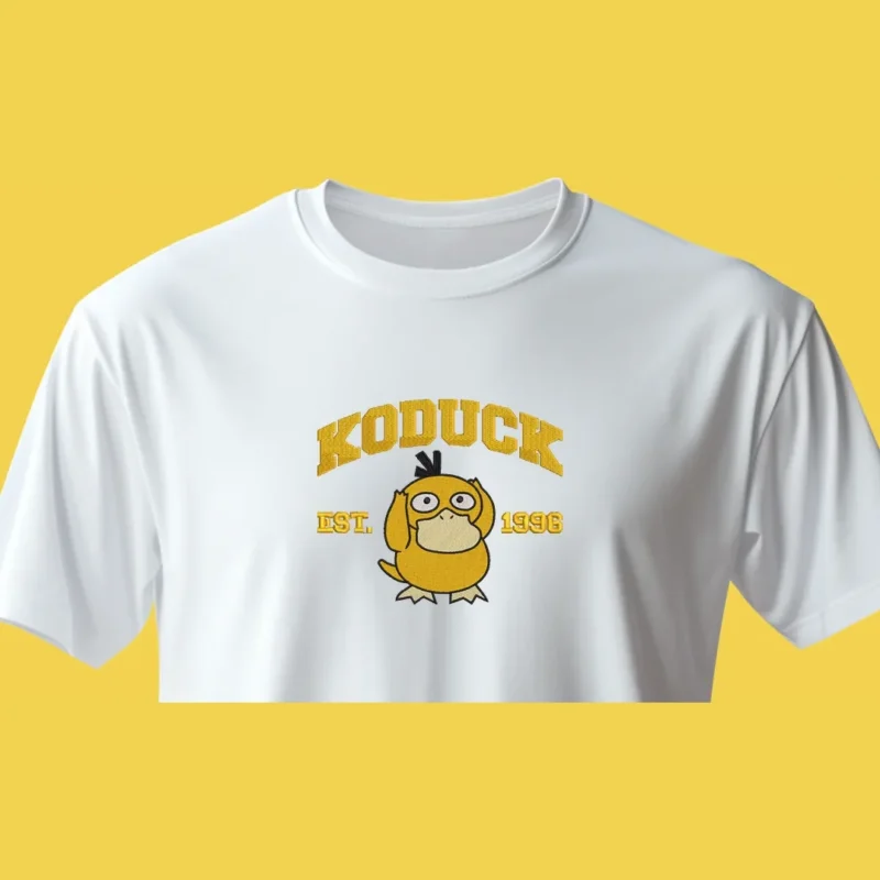 Psyduck Confused Charm | Pokemon | T-shirt brodé