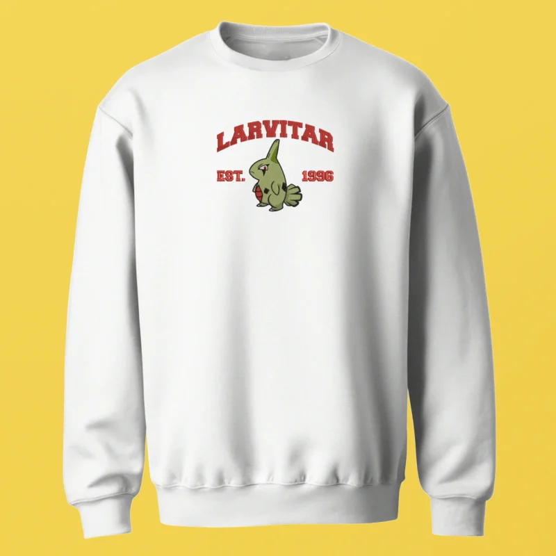 Larvitar Rock Spirit | Pokemon | Sweatshirt brodé