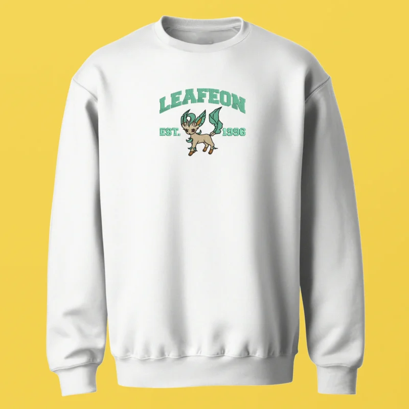 Leafeon Forest Breeze | Pokemon | Sweatshirt brodé