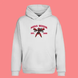 Mega Scizor Steel Claw | Pokemon | Sweat à capuche brodé
