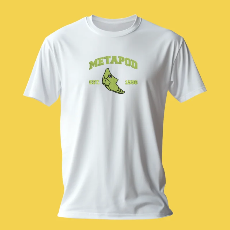 Metapod Cocoon Calm | Pokemon | T-shirt brodé