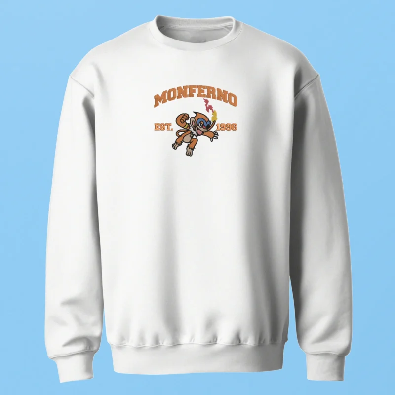 Monferno Fire Leap | Pokemon | Sweatshirt brodé