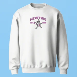Mewtwo Psychic Power | Pokemon | Sweatshirt brodé