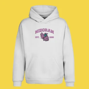 Nidoran Poison Pup | Pokemon | Sweat à capuche brodé