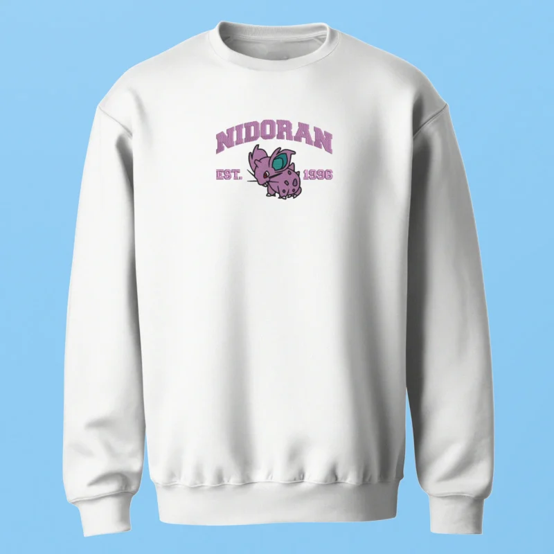 Nidoran Poison Pup | Pokemon | Sweatshirt brodé
