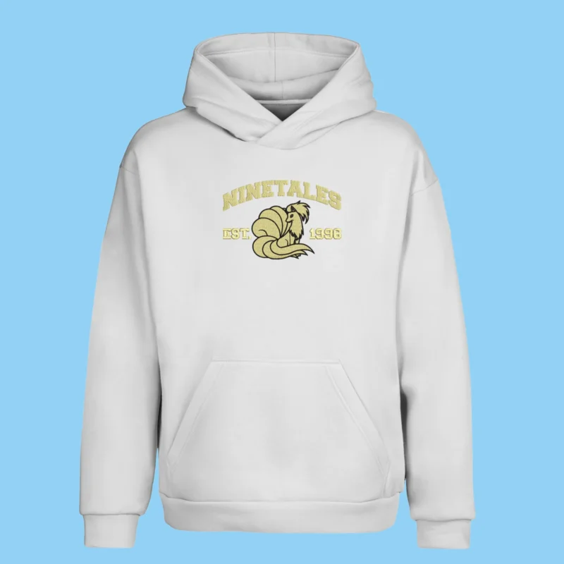 Ninetales Golden Spirit | Pokemon | Sweat à capuche brodé