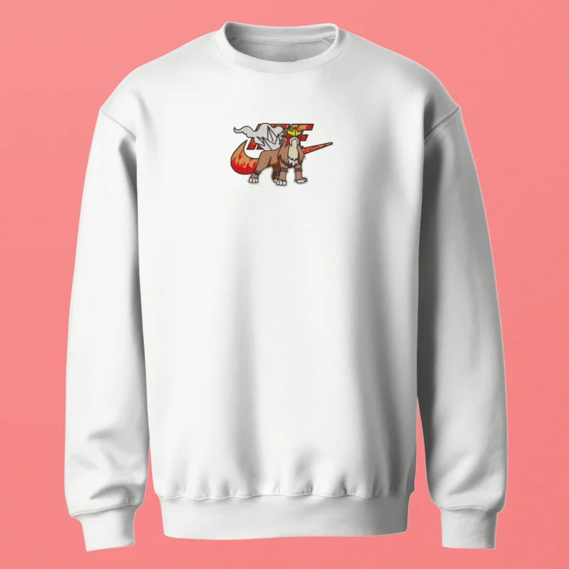 Entei Legendary Flame | Pokemon | Sweatshirt brodé