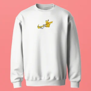 Pikachu Electric Surf | Pokemon | Sweatshirt brodé