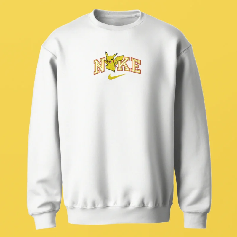 Pikachu Nike Spark | Pokemon | Sweatshirt brodé