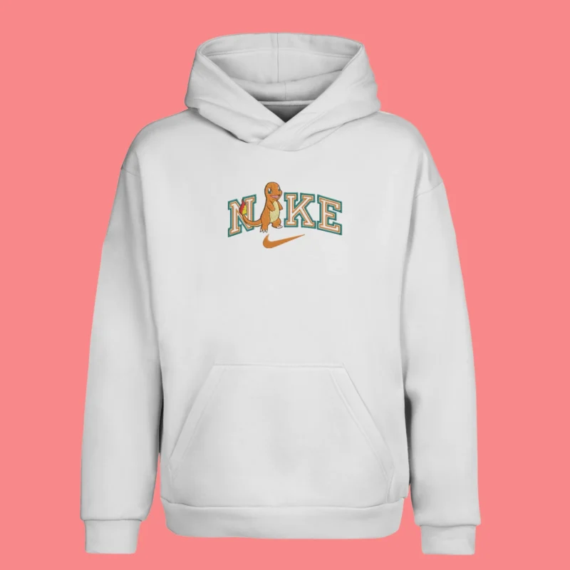 Charmander Nike Flame | Pokemon | Sweat à capuche brodé