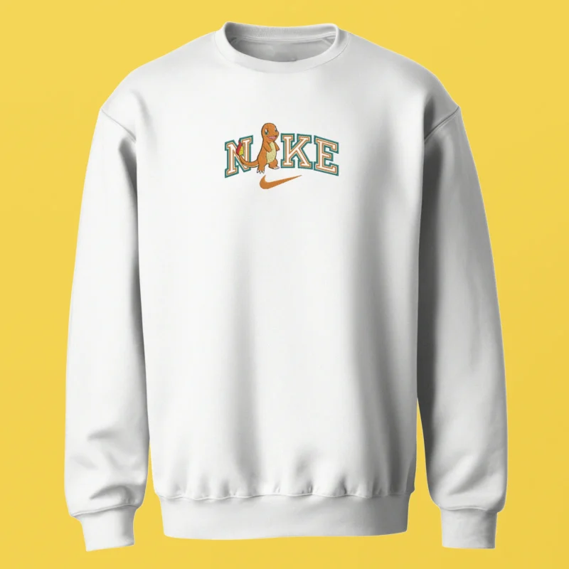 Charmander Nike Flame | Pokemon | Sweatshirt brodé