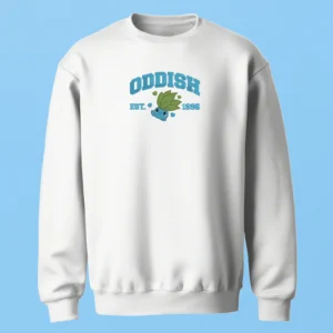 Oddish Water Leaf | Pokemon | Sweatshirt brodé