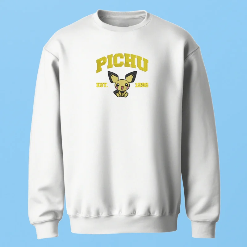 Pichu Tiny Spark | Pokemon | Sweatshirt brodé
