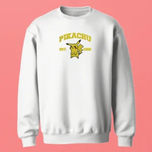 Pikachu Classic Spark | Pokemon | Sweatshirt brodé
