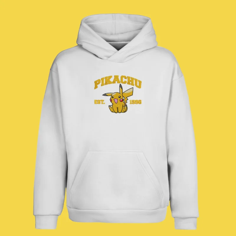 Pikachu Happy Charge | Pokemon | Sweat à capuche brodé