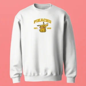 Pikachu Happy Charge | Pokemon | Sweatshirt brodé