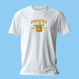 Pikachu Happy Charge | Pokemon | T-shirt brodé