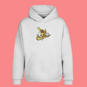 Pikachu Thunderbolt Surf | Pokemon | Sweat à capuche brodé