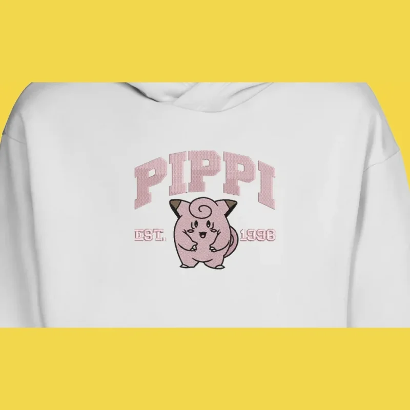 Clefairy Pippi Charm | Pokemon | Sweat à capuche brodé