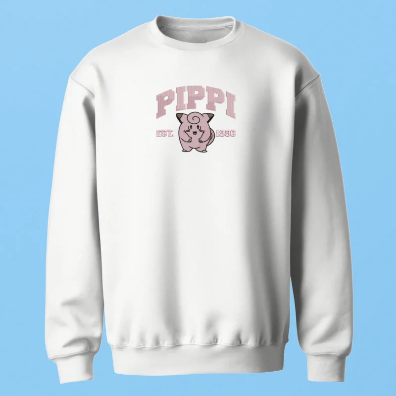 Clefairy Pippi Charm | Pokemon | Sweatshirt brodé