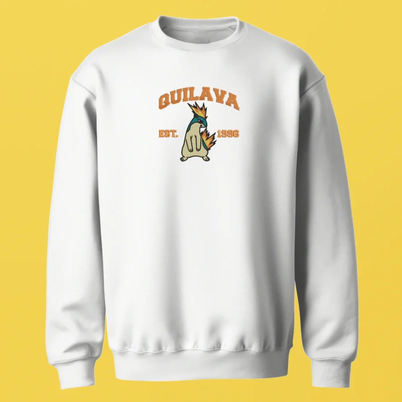 Quilava Flame Back | Pokemon | Sweatshirt brodé