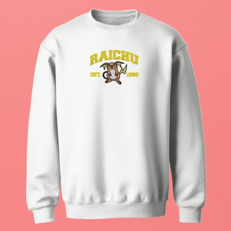 Raichu Electric Joy | Pokemon | Sweatshirt brodé
