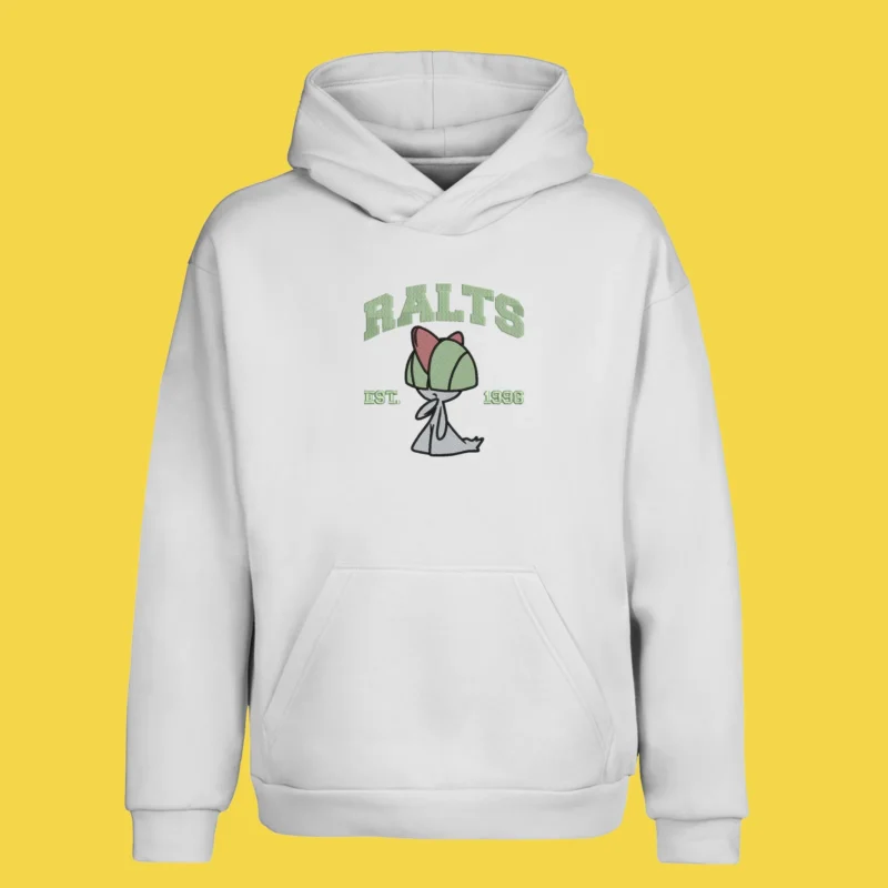 Ralts Psychic Bud | Pokemon | Sweat à capuche brodé