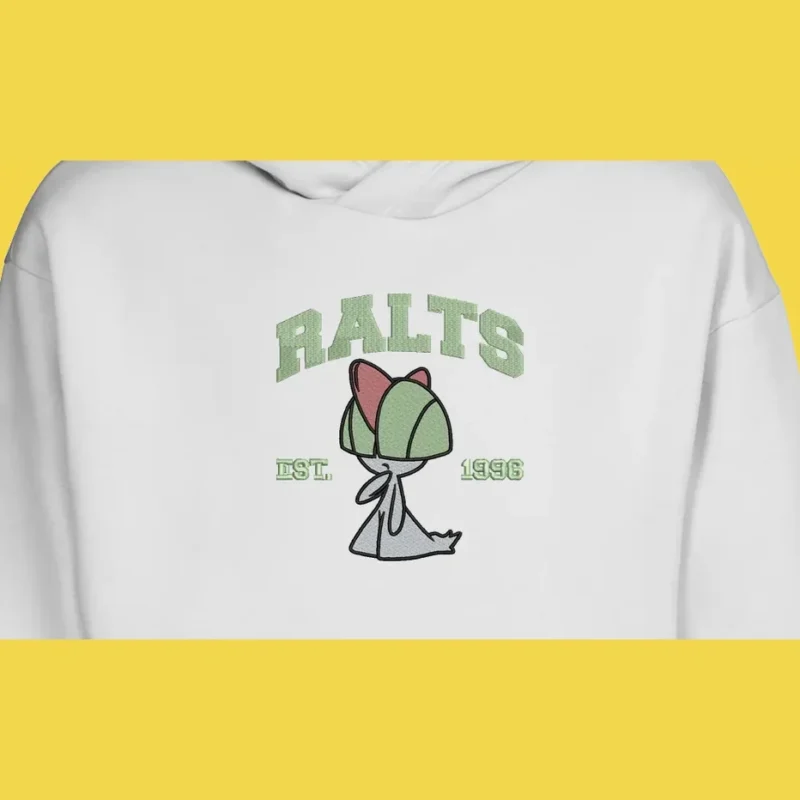 Ralts Psychic Bud | Pokemon | Sweat à capuche brodé
