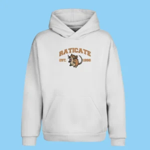 Raticate Retro Bite | Pokemon | Sweat à capuche brodé