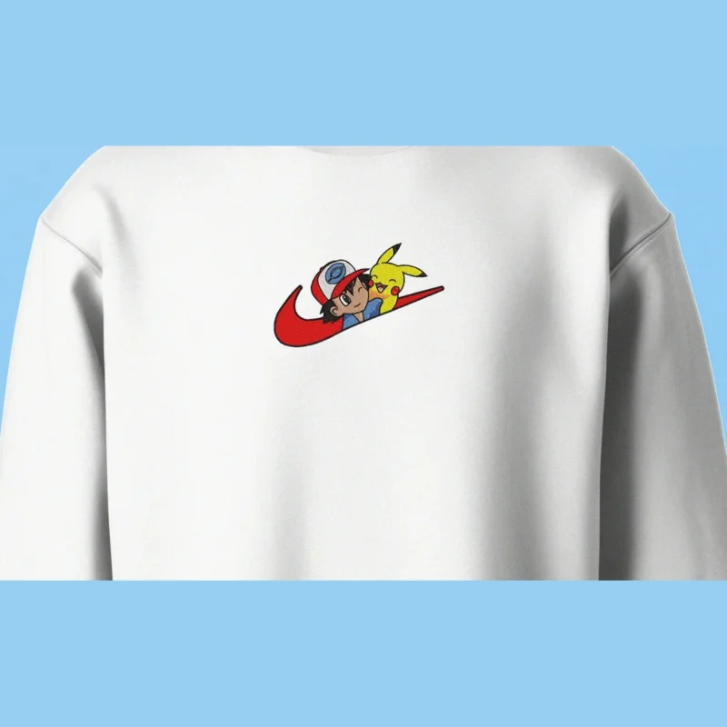Ash Pikachu Trainer Bond | Pokemon | Sweatshirt brodé
