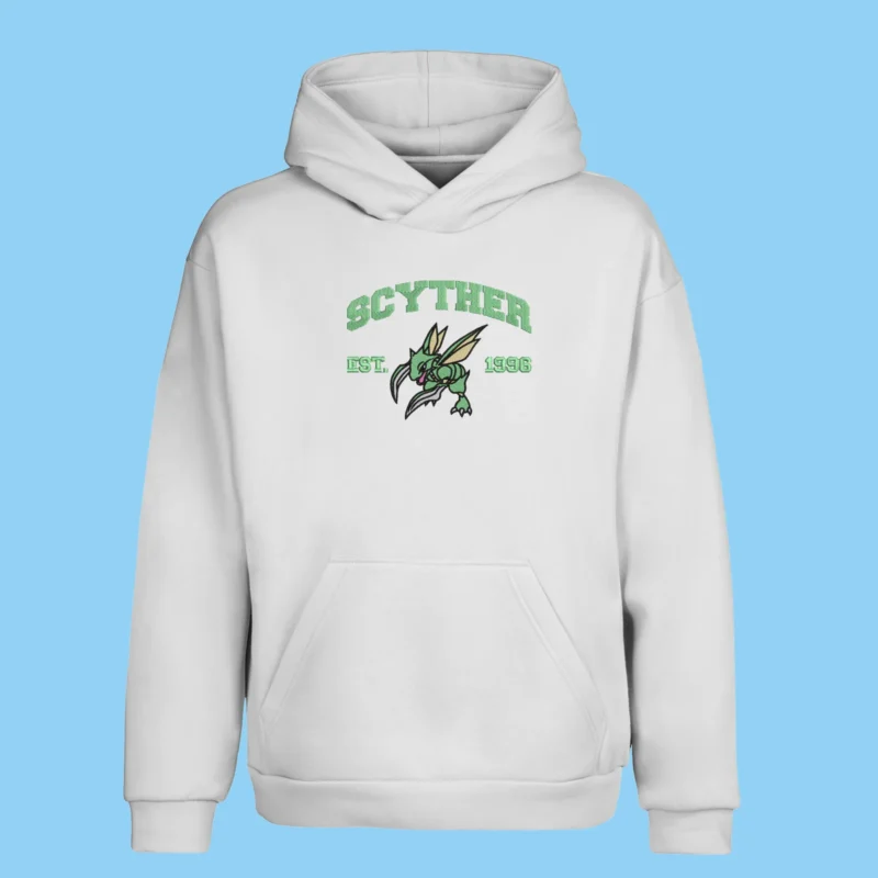 Scyther Blade Wings | Pokemon | Sweat à capuche brodé