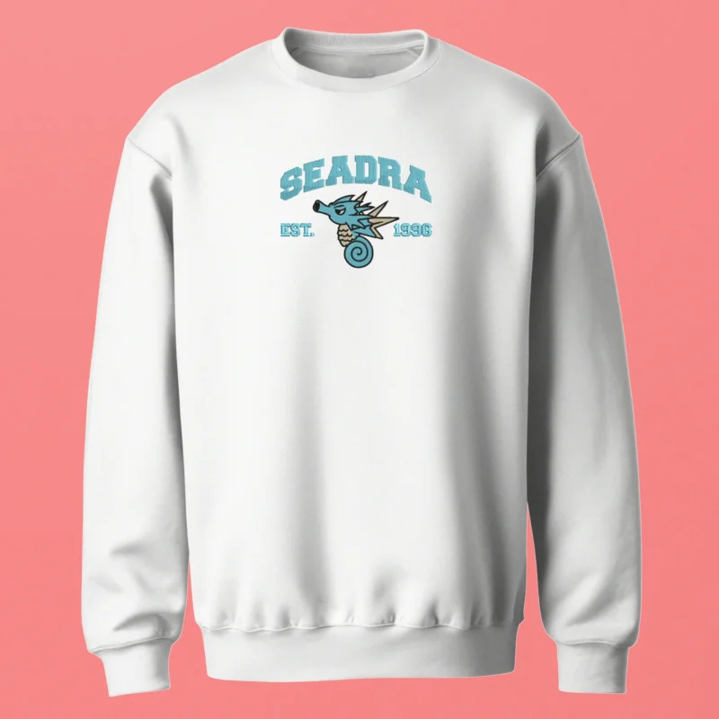 Seadra Ocean Spike | Pokemon | Sweatshirt brodé
