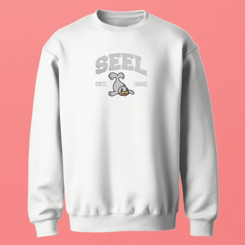 Seel Water Smile | Pokemon | Sweatshirt brodé