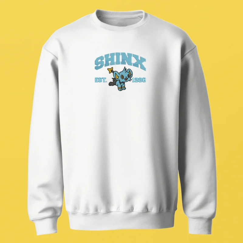 Shinx Electric Cub | Pokemon | Sweatshirt brodé Shinx Electric Cub | Pokemon | Sweatshirt brodé